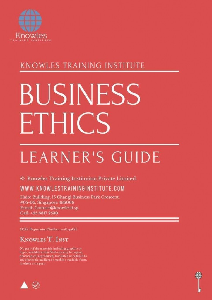 Business Ethics Training Course in Luxembourg Learner_s Guide