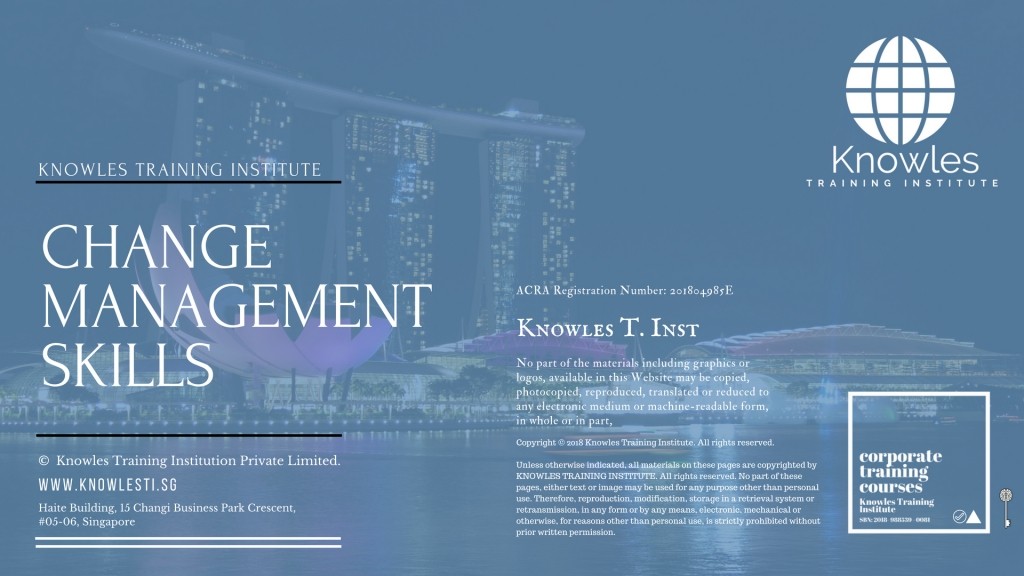 Change Management Skills Training Course in Luxembourg