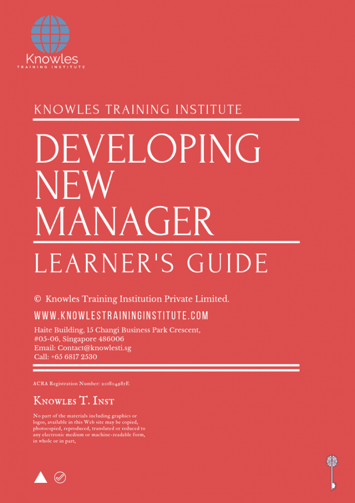 Developing New Manager Training Course in Luxembourg Learner_s Guide