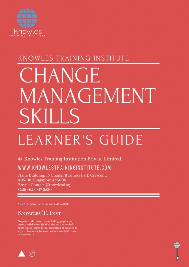 Learner’s Guide For Change Management Skills Training Course in Luxembourg