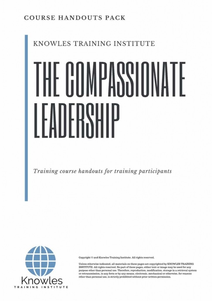 The Compassionate Leadership Course in Luxembourg Handouts