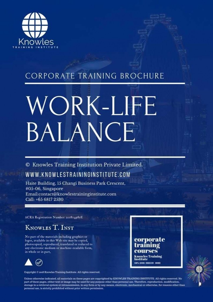 Work-Life Balance Training Course in Luxembourg Brochure
